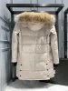 fashion Designer Canadian Goose Mid Length Version Puffer Down Womens Jacket Parkas Winter Thick Warm Coats Windproof Streetwear 2023