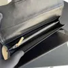 2022High quality most fashionable zipper designer wallet cards and coins famous wallets Sheepskin wallet Long credit card bag 2097