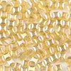 Cuentas de cristal austriaco de forma cuadrada de 6mm, 50 unids/lote, cuentas espaciadoras sueltas de vidrio cuadrado para joyería, pulsera, fabricación de collares, cuentas de joyería de moda DIY