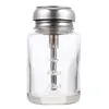 Dispenser per flaconi di gel per unghie da 100 ml Mini contenitori per liquidi vuoti da viaggio in vetro per smalto con pompa