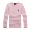 2024 Designerskie męskie swetry sweter ralphs polar po pół zip dzianinowy bluzy bluzy bluzy bluzy Swearers Slim Knit Laurens Selmper Samll Horse 5512ess