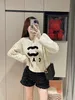 Women's Sweaters Advanced version Womens Sweaters France trendy Clothing C letter Graphic Embroidery Fashion Round neck Coach channel Luxury brands Sweater tops