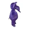 Christmas Purple Elephant Mascot Costumes Halloween Fancy Party Dress Cartoon Character Carnival Xmas Advertising Birthday Party Costume Unisex Outfit