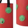 Кашпо для выращивания помидоров, перевернутая сумка для посадки, подвесные садовые принадлежности, уникальный дизайн, нетканые мешки для горшков с клубникой