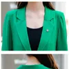 Damenanzüge, Schwarz-Weiß-Blazer, Jacke, koreanische Mode, lockere Passform, langärmeliges Büro, elegantes Oberteil