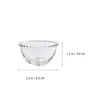 Dinnerware Sets Pearl Rim Plate Clear Cake Containers Fruits Bowl Appetizer Plates Vegetable Salad Glass Transparent Serving Tableware