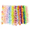 Inne imprezy imprezowe 36-100pcs Hawajski sztuczny kwiat Leis Garland Naszyjnik Hawaje Luau Summer Tropical Party Wewnień Bożego Narodzenia 231027