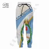 Herenbroeken PLstar Cosmos 3Dgeprinte landvlag Argentinië Casual unieke broek Art Heren Dames Joggers Groothandelaren Drop Styl289h