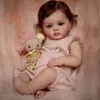 Poppen OtardDolls Beb Reborn 21 inch Tutti geschilderde levensechte babypop met bruin haar Muecas 231027
