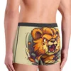 Sous-vêtements Lion sous-vêtements dessin animé drôle culotte respirante Sublimation Boxer slip 3D pochette homme surdimensionné Boxershorts