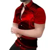 Men's Casual Shirts Men Fashion And Causal Short Sleeve Printed Shirt