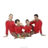 Bijpassende familie-outfits 2023 100% katoen Ouder-kind pyjama Winter Warm binnenshuis Kostuumset Vader Moeder Kinderen Kerstkleding 231027