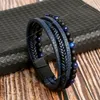 High Quality Leather Bracelet Men Classic Fashion Tiger Eye Beaded Multi Layer Leather Bracelet For Men Jewelry Gift Fashion JewelryBracelets Automotive Phones