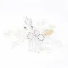 Hair Clips Floral Wedding Bridal Combs Vintage Crystal Pearl Hairpins Porm Party Jewelry Accessories Pins For Woman