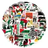 50PCS No Repeat Free Palestine Stickers Mixed Phone Case Luggage Waterproof Decal Bulk Lots