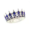 Cristalli con perline rotonde Strass Nuovo marchio Abito da sposa economico Tiara Party Prom Copricapo africano colorato Accessori Eventi