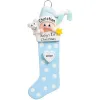 2023 Baby Girl's First Jul Decor Alloy Christmas Tree Sock Decorations 1028