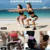 Direnç Bantları Kalça Fitness Egzersiz Egzersiz Seti Kumaş Döngüsü Yoga Ganimet Bacak Uyluk için 3 Parti