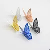 Wall Stickers Hollow 3D Three-dimensional Butterfly Home Simulation Double-sided Decoration Party Layout 12 Packs