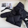 Parka's dames mouw verwijderbare korte donsjassen Winter Designer jas Parka borduurwerk Letter Super dikke capuchon bovenkleding Vest Downs Sml 43wv Ui