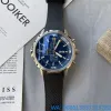 Yupoo 2023 Luxury Quartz Watch for Men Pilot Series Casual Fashion Men Premium Wristwatch Black Rubber Strap IWCS Fashion Watches Mens Designer Watch AAA Watches