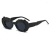 Sonnenbrille Mode Leopard Retro Steam Punk Frauen Personalisierte Cloud Desgin Modellierung Aktivität Party UV-Schutz Brille