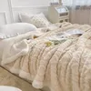 Blankets Plaid Bed Blanket Children Adults Warm Winter Blankets And Throws Thick Wool Fleece Throw Sofa Bed Cover Duvet Soft Bedspread 231027