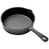 Kastpannor gjutjärnspanna kök essentials mini pannkaka grillle multifunktion liten ägg stekning matlagning non stick