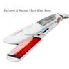 Hårbulle Maker ProfessionalHairStraightenerCeramicSteam AndinfraredheatingFlatiron HairStraightSalon Tool Drop Delivery Product DHJQ5