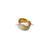 Antik 925 Sterling Sier Irregar Drop Glaze Gold Color Rings for Women Elegant Party Jewelry New S-R961 Drop Delivery Dhgarden Otasu