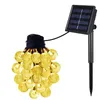 Strings LED Solar Light Crystal Ball 6.5M/7M/12M/ String Lights Fairy Garlands For Christmas Party Outdoor Decoration