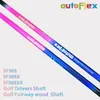 Autoflex färggolfdrivning axel sf505/ sf505x/ sf505xx flex grafit axel trä axel gratis montering hylsa och grepp ny