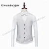 Trajes de hombre GN 2024 hechos a medida para hombre, traje de un solo pecho, incluye chaqueta, pantalones, chaleco, traje de boda elegante para novio