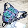 طلاب Sanzhai نفس النمط Lingge Backpack for Women 2024 Tote Personalized Laser Schoolbag College Small and Lightweight