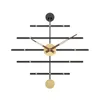 Väggklockor Creative Diamond Fashion Hanging Clock Personlig dekoration av vardagsrum och studera metallmodern inredning