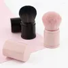 Makeup Brushes 1 PCS Portable Mini Infällbar Blush Brush Soft Loose Powder Foundation Multi Function Nail Beauty Tool