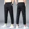 Men's Pants Men Casual Sweat Absorbing Solid Thin Style Sport Long Trousers Straight Leg Streetwear