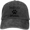 ベレーツボーダーコリーママ調整可能な犬の帽子ファッションが苦しんでいる女性の男性のための野球帽