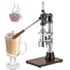 Máquina de café expresso com alavanca manual profissional mini máquina de café expresso portátil