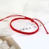 Women Handmade Woven Bracelets Waterproof Wax Thread Wrap Rope Knot Bracelets Men Tibetan Buddhist Bracelet Friend Jewelry Gifts Fashion JewelryBracelets