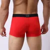 Sous-vêtements Sexy Hommes Boxers Slips Sous-vêtements respirants Bikini Short lisse U Poche convexe Élastique plat pour garçons