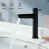 Torneiras de pia do banheiro preto cozinha de aço inoxidável ferramentas de lavatório torneira de água para torneiras de torneira de bacia