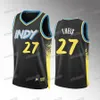 33 Myles Turner Pacers Basketball Jersey 2023-24 CITY Buddy Hield Bruce Brown Isaiah Jackson T.J. McConnell Obi Toppin Daniel Theis Jarace Walker Bennedict Mathurin