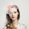 Bandanas pour femmes, chapeau fascinateur Vintage, couvre-chef en maille pour fête de thé