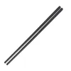 Chopsticks 1 Reusable Bamboo Shape Grade Chinese Dishwasher Alloy Sticks Safe Slip Sushi Non