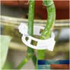 Altre forniture da giardino Supporti per piante Clip in plastica L'anello collega la protezione del dispositivo di fissaggio del traliccio della vite Innesto del dispositivo legato vegetale a Dh9T1