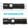 Lanternes portables 2x 395nm UV Light Blacklight LED rechargeable par USB Inspection étanche Lampe torche d'urine pour animaux de compagnie