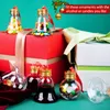 Christmas Decorations 16PC 50ML Bulb Decoration Ball Water Bottle Booze Filled Tree Ornaments Juice Bulbs Party Decor 231027
