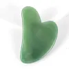 Natural Green Aventurine Jade Gua Sha Scraper Face Massager Tool Skin Care Body Facial Neck Back Beauty Health Eye SPA Face Lift