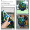 Garden Decorations 2 Pcs Christmas Window Stickers Decoration Lovely Detachable Chritmas Decal Clings Pvc Decals Xmas